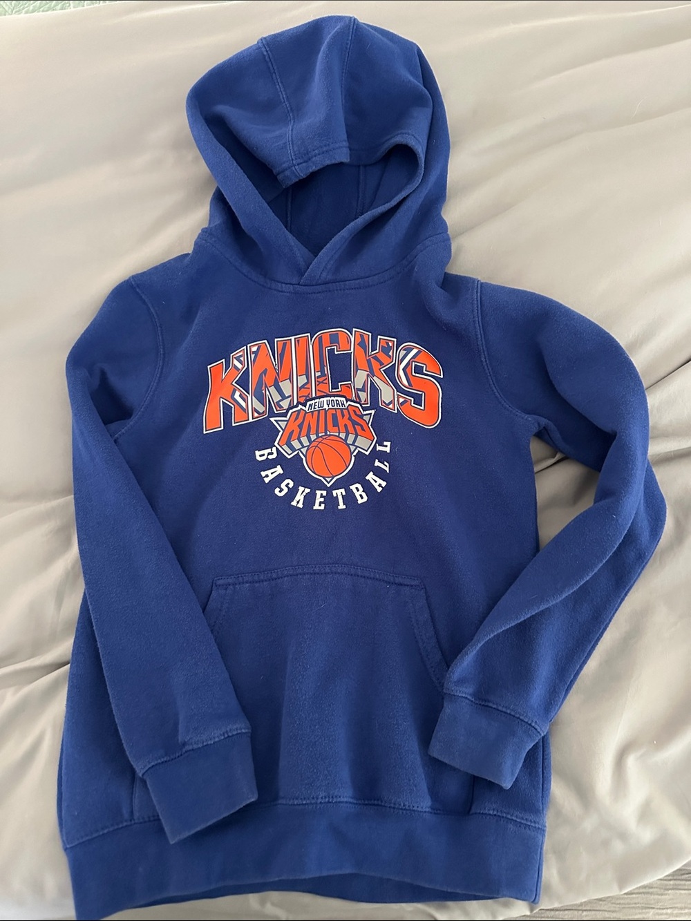 Knicks Blue Kids Hoodie - Team Basketball Pullover